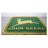 Small fleece  John Deere blanket. Measures