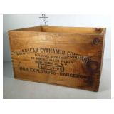 Explosives box, American Cyanamid Company