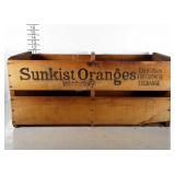 Sunkist Orange  California Fruit Growers wooden
