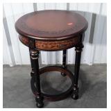 Accent Stand, 20" top, drawer, 27" high, modern
