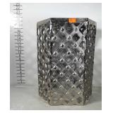 Heavy metal plant stand / side table painted