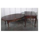 Coffee table, high use finish present, one end