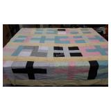 Quilt topper, lightweight fabric , one small slit