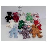 12 Ty Beanie Babies