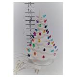 Ceramic Christmas tree, does light up