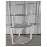 Trinket corner Spool made shelf, 27" high