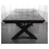 Dining Table, Cross Pattern undercarriage, draw