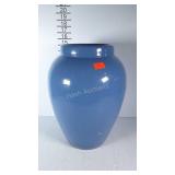 Large pottery vase, filled with marbles for