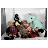 Stuffed Animal Lot, varying ages and conditions.