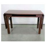 Computer Work Desk Table, drop leaf ends, s