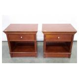Pair of Thomasville nightstands.