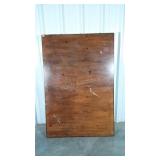 Dining Table, natural with black finish, 42x62"