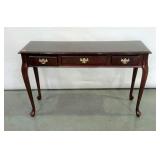 Sofa Table, 3 drawers, Queen Anne Style, right