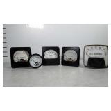 Lot of voltmeters, all different