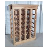 Wine bottle rack, 24 bottle slots