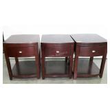 American Drew Nightstands, 3 total stands, dark