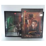 TWO Movie posters, Indiana Jones (20 × 28) and