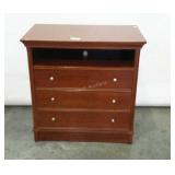 Thomasville three drawer chest, does have damage