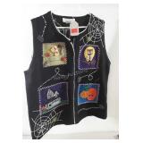 Halloween sweater vest, size Medium