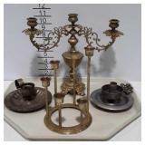 Four candle Holders