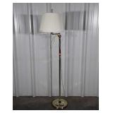 Brass Floor Lamp, swing arm light fixture type