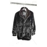 Ladies size large faux fur coat. No maker name.