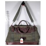 Orvis duffel bag. Appears to have real leather