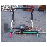 Ab roller and pogo stick