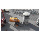 Two propane heaters