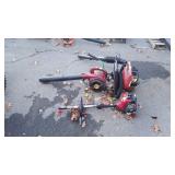 Poland pro leaf blower, homelite back pack leaf
