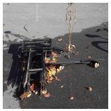 Group lot, includes metal sign holders, candle