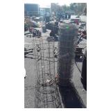 Partial roll of fence and full roll of fence, 50"
