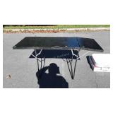 Metal folding table