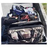 Skid lot of kids golf bags