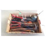 Box flat of misc tools