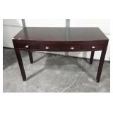 American Drew three drawer desk, does have damage