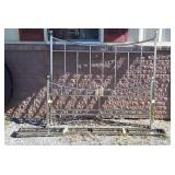 Queen size metal bed, does have bolts and rails