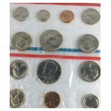 1980 United States Mint Uncirculated Coin Set For