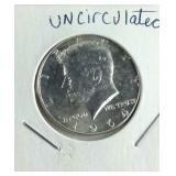 Uncirculated 1964 Kennedy Half Dollar