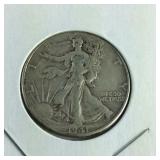 1941 Walking Liberty Half Dollar