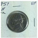 1951 Jefferson Nickel