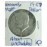 1967-P  Kennedy Half Dollar Uncirculated