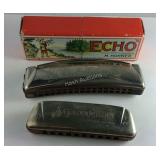 Harmonicas- Echo M.Hohner and golden melody M.