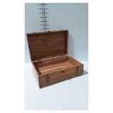 Wooden Jewelry box, empty, rough