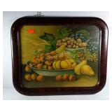Early framed print titled "Strawberries"