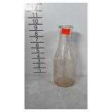 Universal Store quart milk 5 cent Bottle. Glass