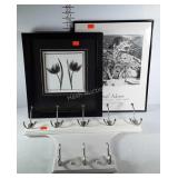 Black and white wall art, tulip print, Ansel