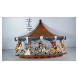 Carousel poly wall hanging by Homco 1979