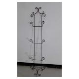 Iron works wall plate rack, 11 x 48