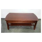 Coffee Table, with two writing boards on both